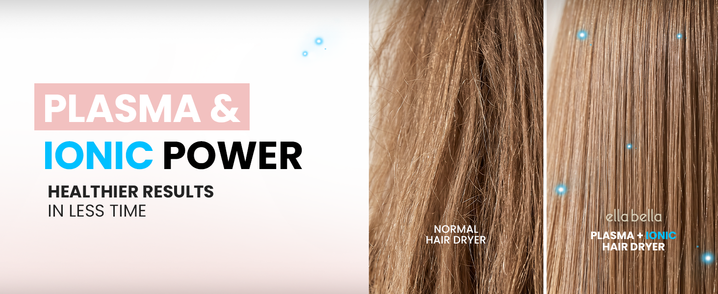 Champagne Compact Plasma Hair Dryer Premium