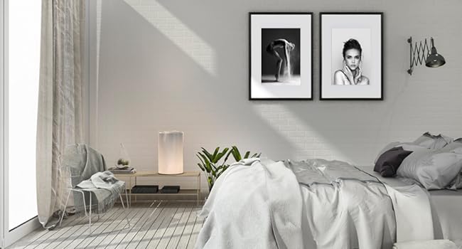 bedroom wall gallery frame set black