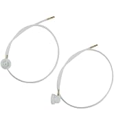 2 Pcs 2XAerosol Nozzle w/ 19.69in, 360 Degrees Extension Hose for Male Stem Spray Cans Fluid Auto...