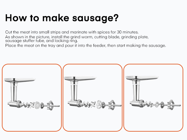 meat grinder attachment
