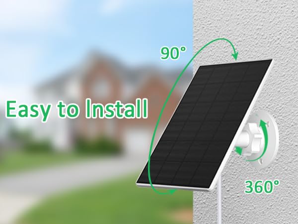 Solar Panel for Security Camera