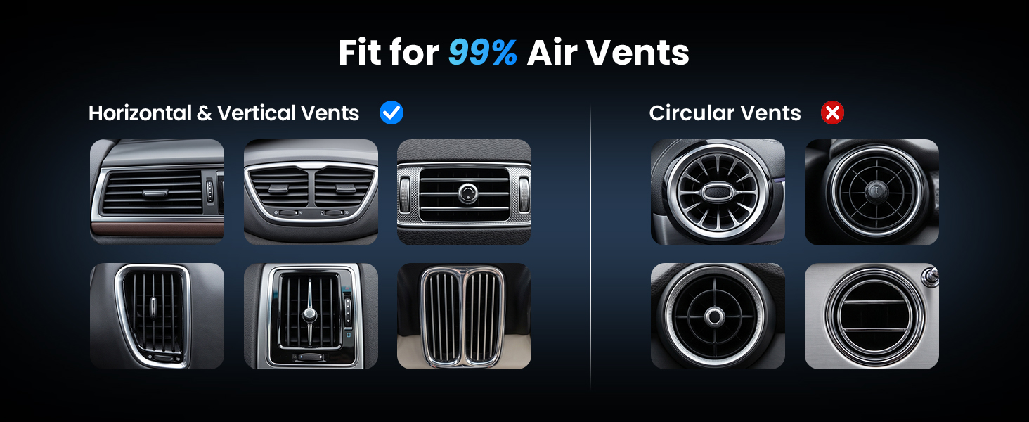 Fit for 99% vents