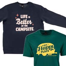 apparel; rv accessories; t-shirts; hats