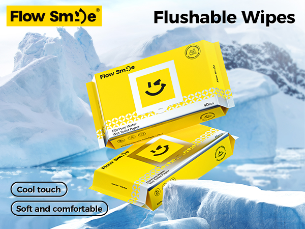Flushable wipes