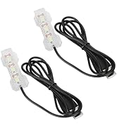 2Pcs Blue Light Small Aquarium Led Light, Multicolor Led Fish Tank for Freshwater Plants Aquarium...