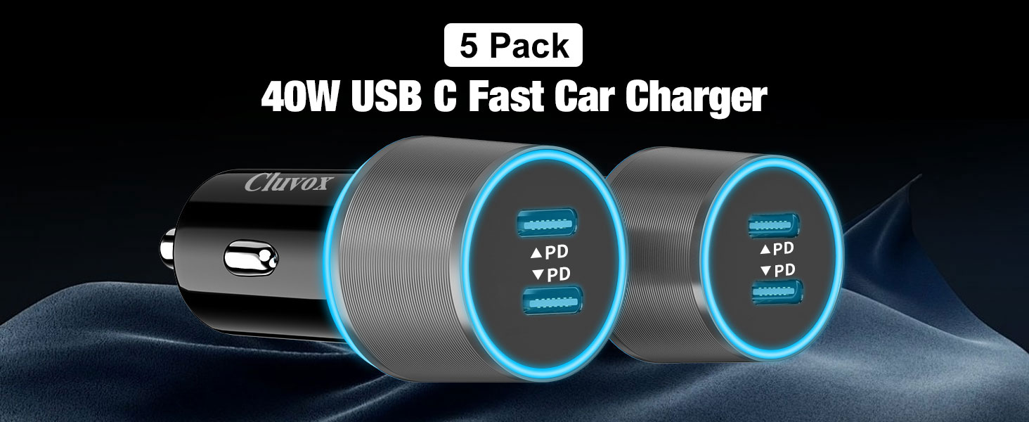 Car cigarette port charger for iphone 16 pro max rapid charging 