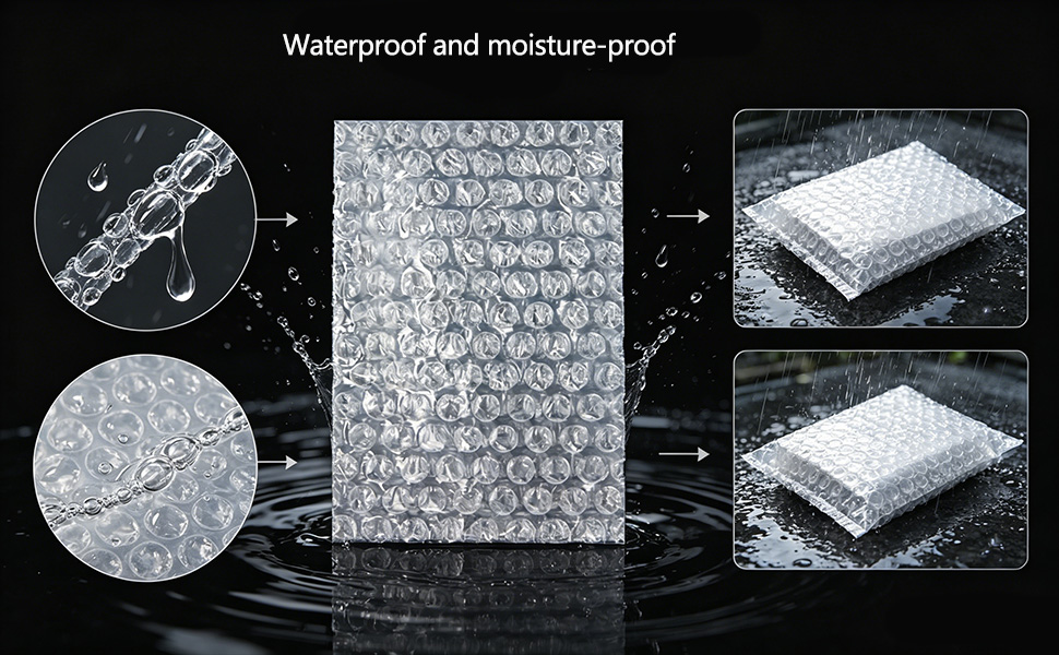 4 Inch x 6 Inch Clear Bubble Out Bags
