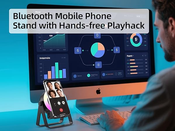 JOSTART 360° Rotation Phone Tablet Stand 02