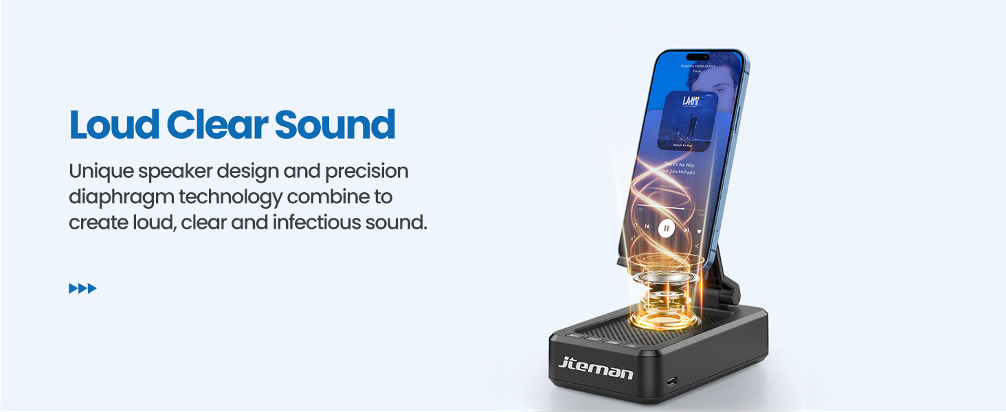 jteman bluetooth speaker