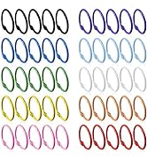 Keychains or Key Rings, Loose Leaf Binder Rings for Key Chains, Card Rings, Clip Rings for Book R...