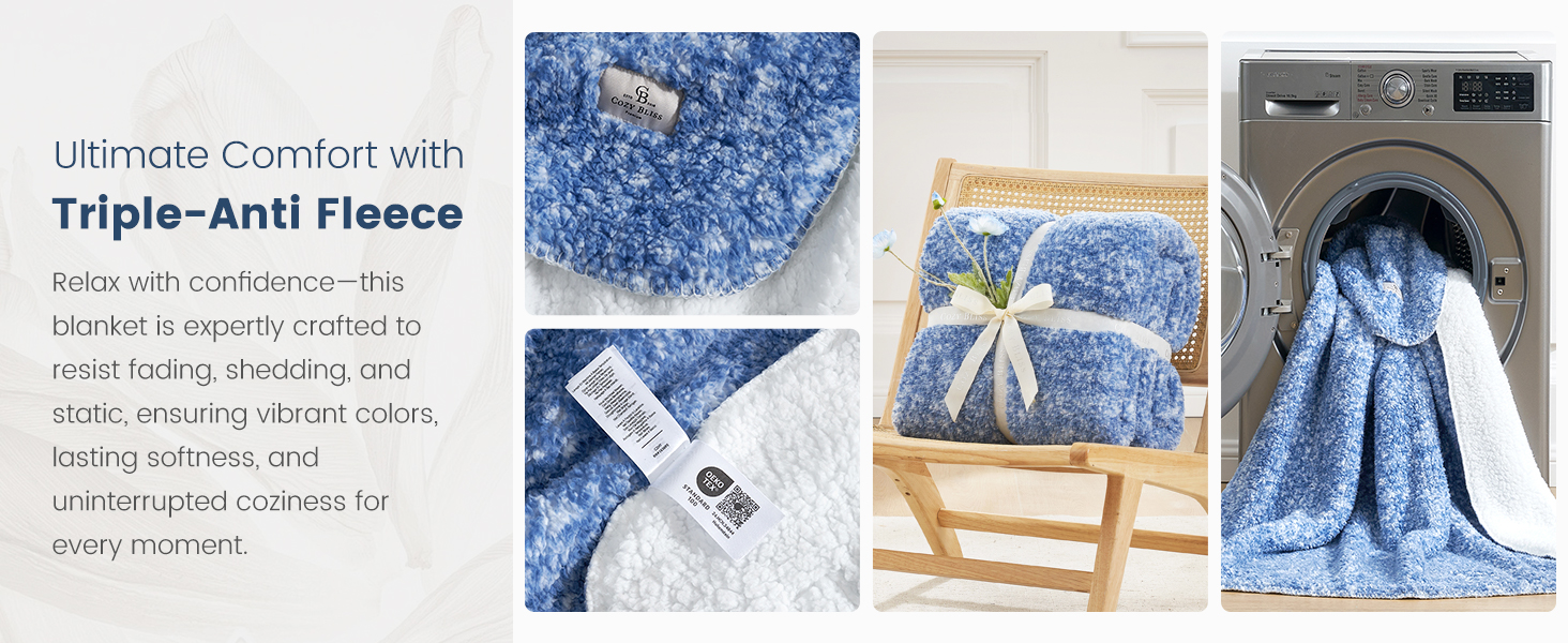throw blanket sherpa fleece cute reversible thick heavy blanket super soft cozy fuzzy plush fluffy