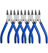 Wire Cutters 5 Pack, 6.5 inch,KAIHAOWIN Flush Cutters Diagonal Cutters Side Cutters Precision Ult...