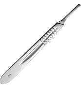 DEXSUR Scalpel Handles, Premium Quality, Rust Proof Stainless Steel Scalpel Knife Handle, Lightwe...
