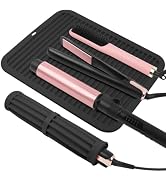 WRORUNER Oversize Silicone Heat Resistant Mat, Professional Hot Hair Tools Mat for Curling Iron, ...