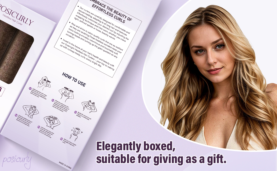 Heatless Curls Overnight Blowout Rods