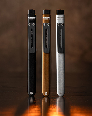 Streamlight Wedge SL handheld flashlights in Black, Coyote, and Silver