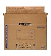 Bankers Box SmoothMove TV/Picture/Mirror Moving Box, Large, 48 x 4 x 33 Inches, 4 Pack (7711301),...