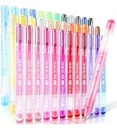 DUULEMANG 36 Colors 3D Acrylic Gel Pens for Coloring, 1mm Bullet Tip Acrylic Ink Pen for Adult Co...