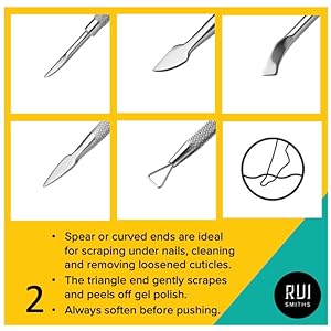 Different types of pusher ends 2