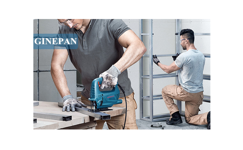 GINEPAN T-Shank Jig Saw Blade Set with Case