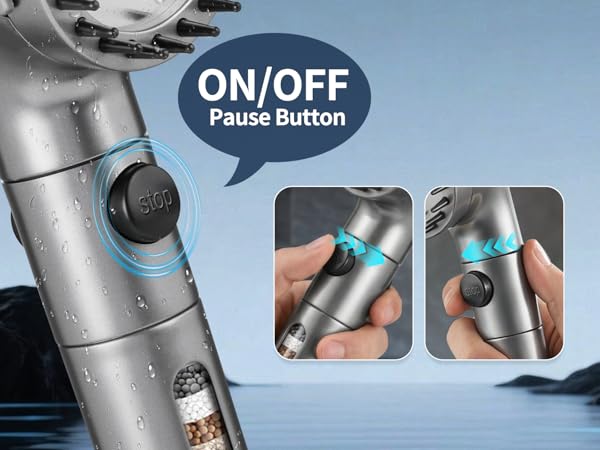Fletcno Ion Drops Shower Head