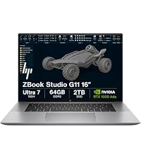 HP ZBook Studio G11 Laptop (NVIDIA RTX 1000 Ada 6GB, Intel Ultra 7 165H, 16