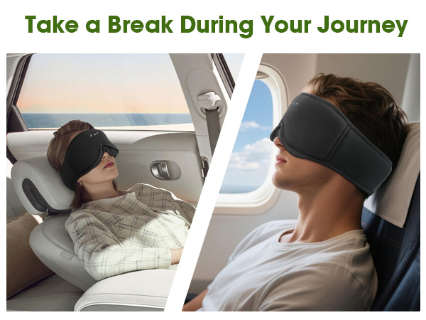 bamboo sleep eye mask bluetooth headphone for sleep