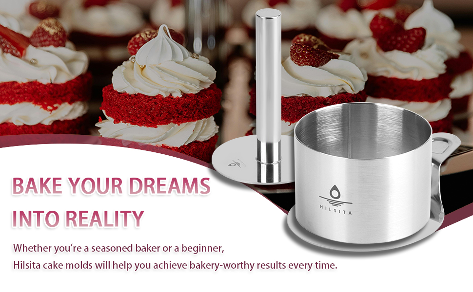 Cake pop cutter and pusher; Cake lifter; Cake pusher; Cake molds; Cake rings; Egg ring