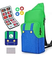 Owngen Cute Travel Bag for Nintendo Switch/Lite/OLED, Portable Gaming Sling Chest Shoulder Crossb...