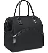FlowFly Insulated Lunch Bag for Women, Men, Large and Reusable, Handle, Work and Travel Tote and ...