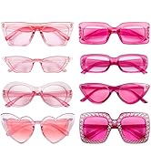SUNOVELTIES 8 Mixed Style Party Sunglasses Retro Colored Party Favors Bulk Classic Costume Glasse...