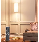luckystyle LED Floor Lamp for Living Room, Dimmable Standing Lamps with Foot Switch,Remote Custom...