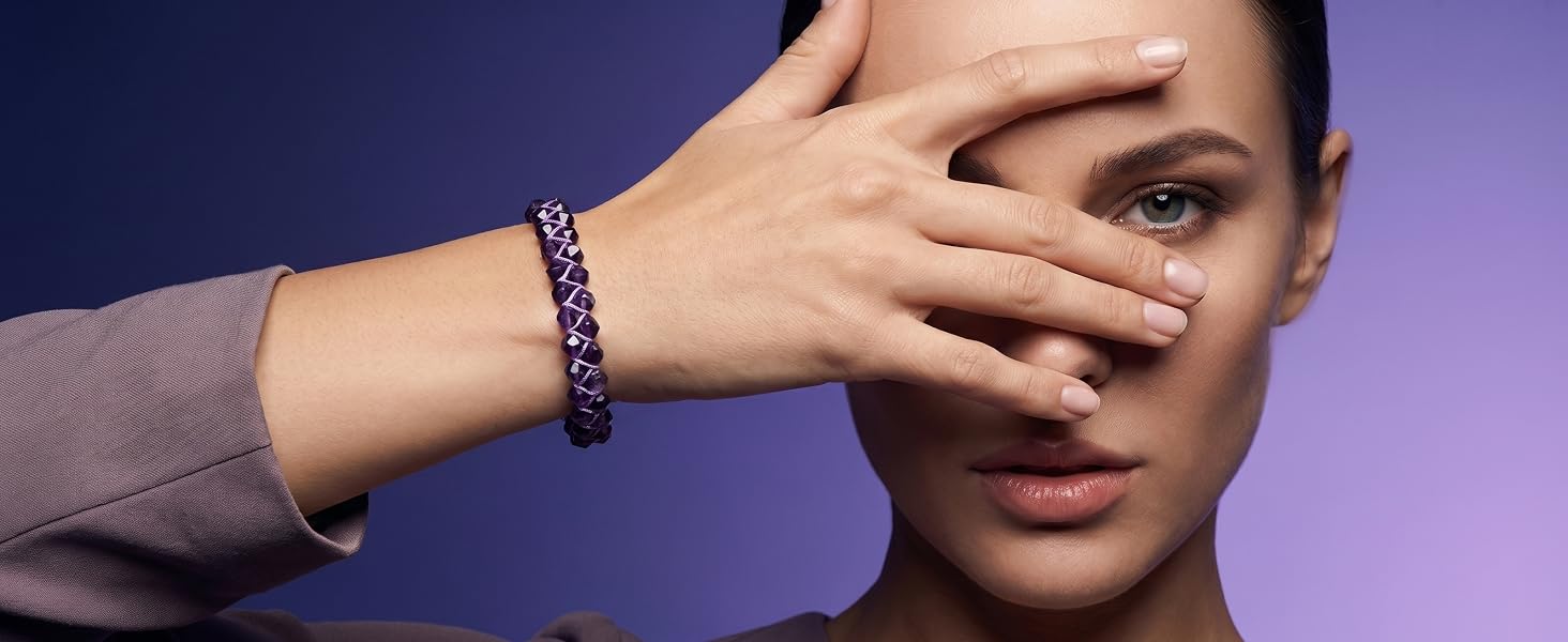amethyst bracelet for women
