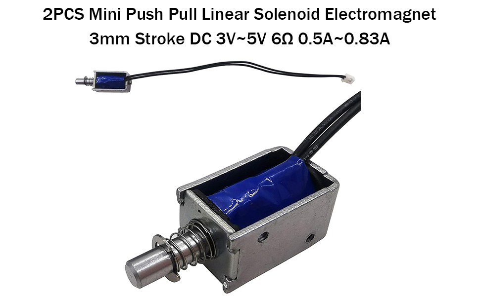 Solenoid Electromagnet 3mm Stroke