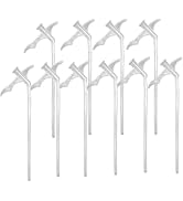 10Pcs Silver Attractive Expanding Foam Nozzles Spray Foam Replacement Tube for DIY Spraying as Sh...