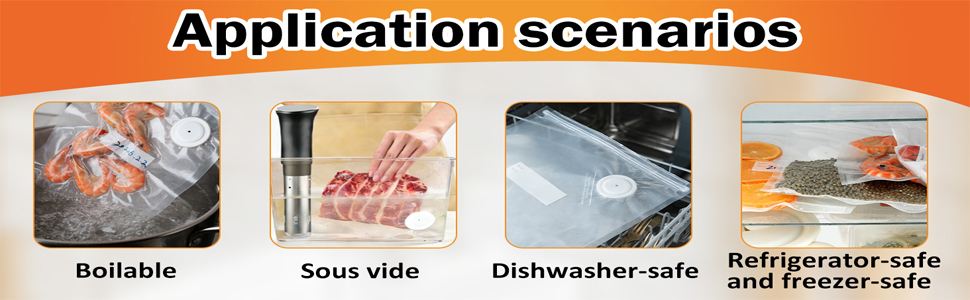 Reusable Vacuum Sealer Bags for Food