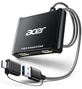 acer USB 3.0 Video Capture Card, HDMI Capture Card for Streaming with 4K Loop-Out &amp; USB A/C | 108...