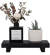 Small Wood Tray Pedestal Stand Farmhouse Bathroom Decor Decorative Wooden Riser Kitchen Soap Dish...