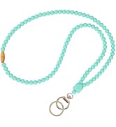 Ornaland Teacher Lanyard Silicone Beaded Lanyards for ID Badges for Keys for Nurse Student Women ...