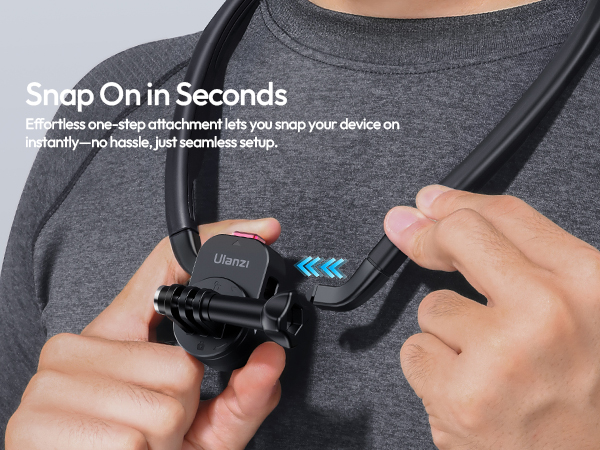 neck mount phone holder