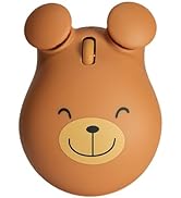 Gabongcui Brown Bear Shape Wireless Mouse