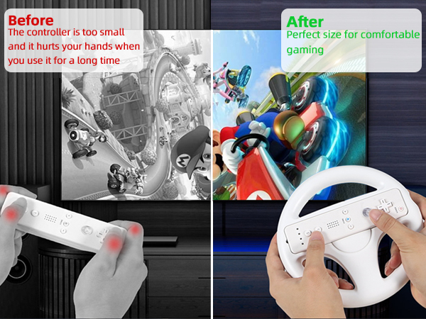 Comparison of the front and back experience of the steering wheel remote control