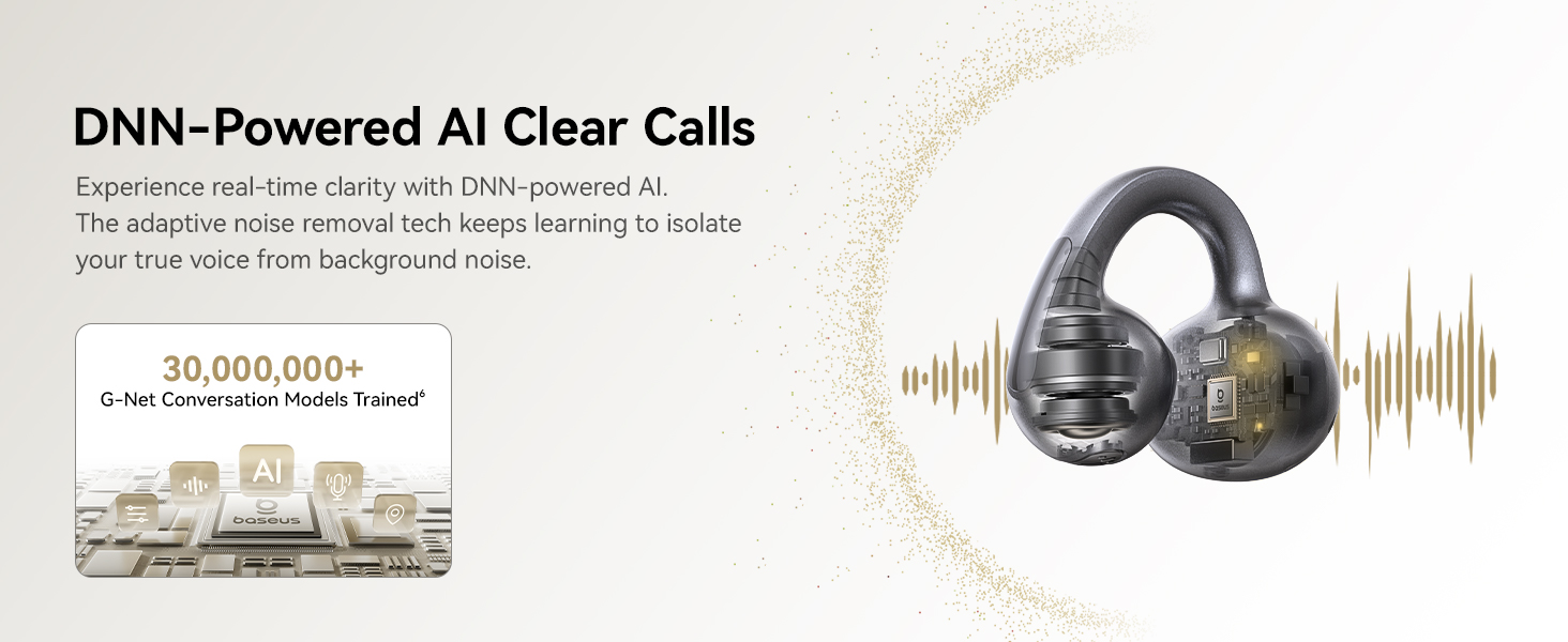open ear headphones with mic