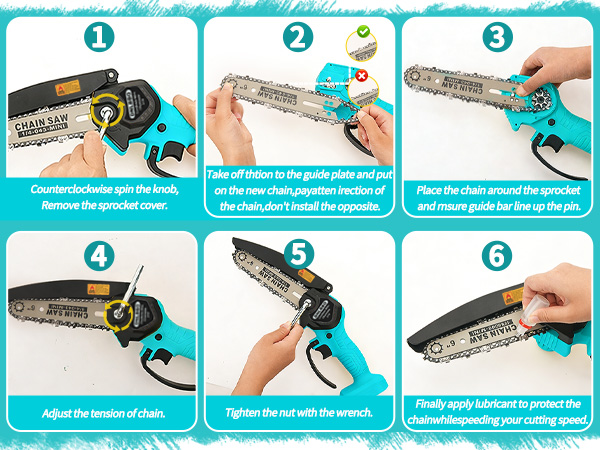 seesii mini chainsaw