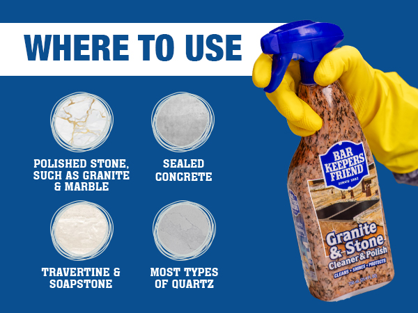bar keepers friend granite stone sealed concrete travertine soap stone quartz granite marble