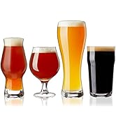 True Craft Beer Tasting Kit Glasses, Dishwasher Safe for Drinking IPAs, Tulips, Hefeweizen, and I...