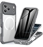 CENHUFO Magnetic Privacy for iPhone 17 Pro Max Case [Compatible with Magsafe] Full Body Phone Cas...