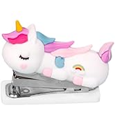 Cute Stapler, Mini Handheld Animal Stapler, Desktop Stitcher Portable Silicone Art Figurine Statu...