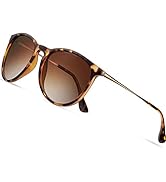 CHBP Sunglasses Womens Men Polarized UV Protection Trendy Vintage Retro Round Mirrored Lens Sungl...