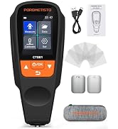 Paint Thickness Gauge for Cars POROMETISTO,0-2000µm Coating Thickness Meter | 2 Modes for Measure...